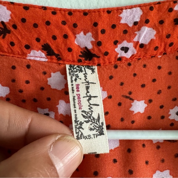 Intimately Free People Call Me Later Printed Bodysuit Top Size XS - Picture 5 of 10